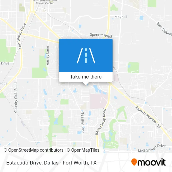 Estacado Drive map