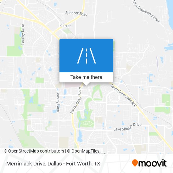 Merrimack Drive map