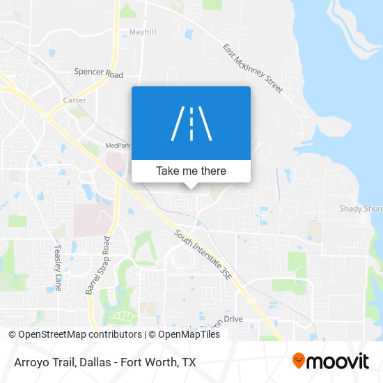 Arroyo Trail map