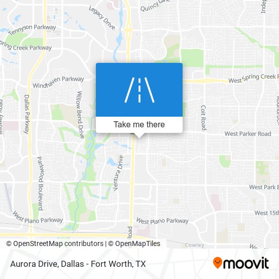 Aurora Drive map
