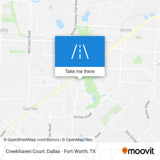 Mapa de Creekhaven Court