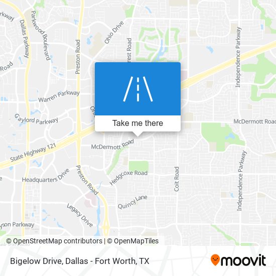 Bigelow Drive map