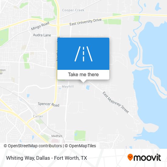 Whiting Way map