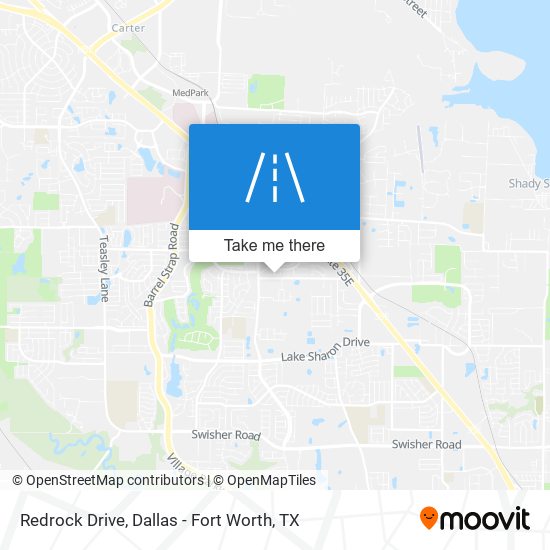 Redrock Drive map