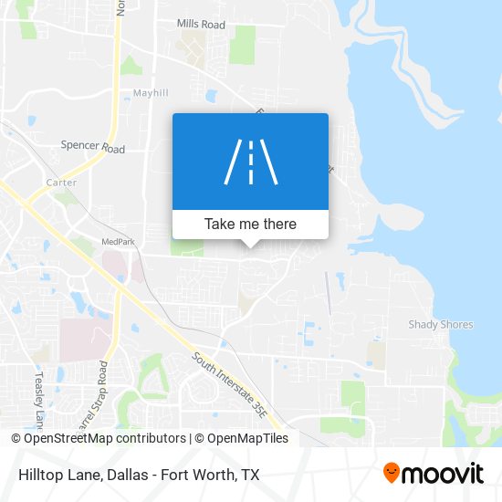 Hilltop Lane map