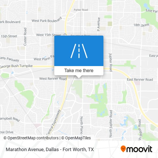 Marathon Avenue map