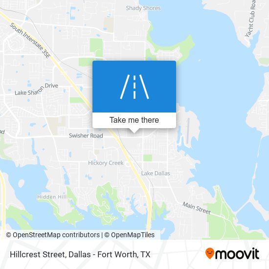 Mapa de Hillcrest Street