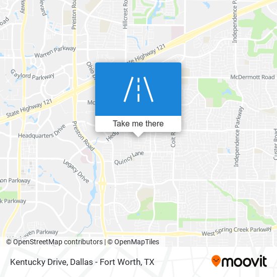 Kentucky Drive map