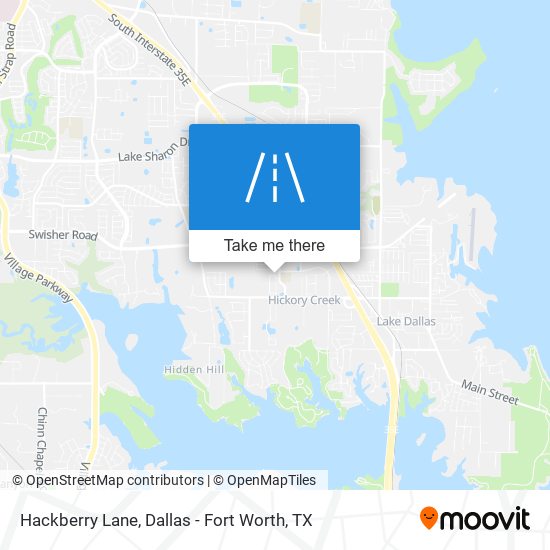 Mapa de Hackberry Lane
