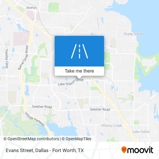 Mapa de Evans Street