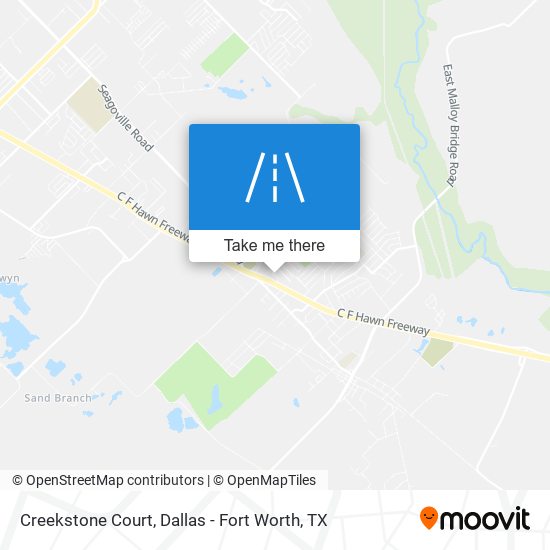 Mapa de Creekstone Court