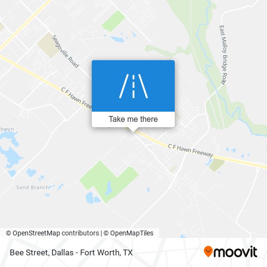 Bee Street map