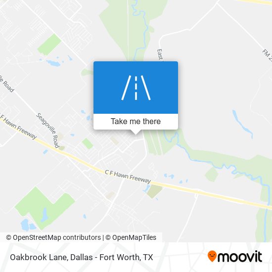 Mapa de Oakbrook Lane