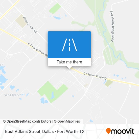 Mapa de East Adkins Street