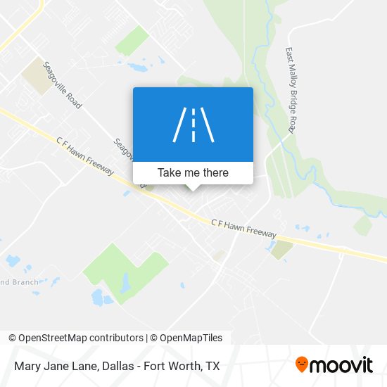 Mary Jane Lane map