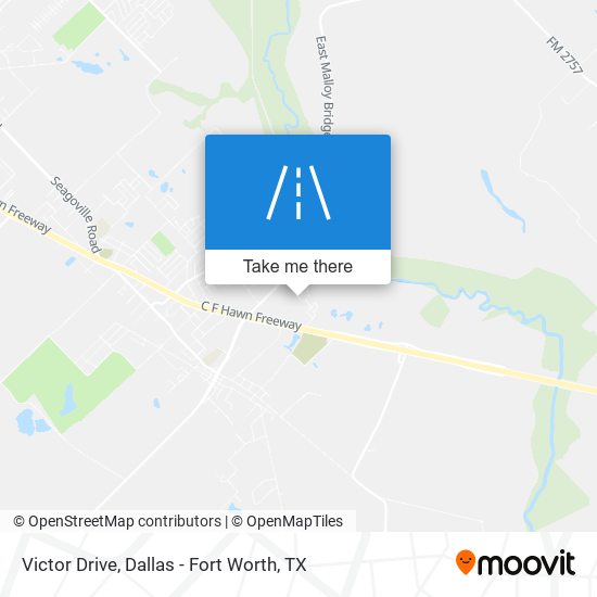 Victor Drive map