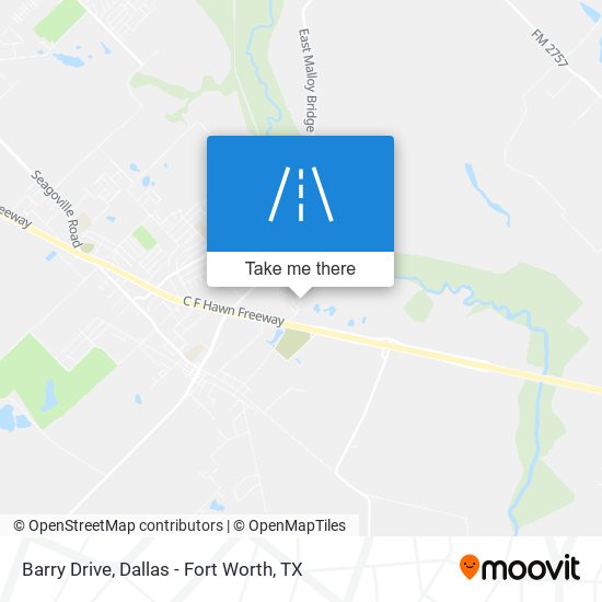 Barry Drive map