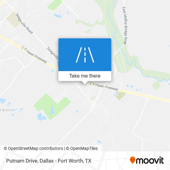 Putnam Drive map