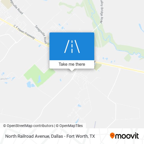 North Railroad Avenue map