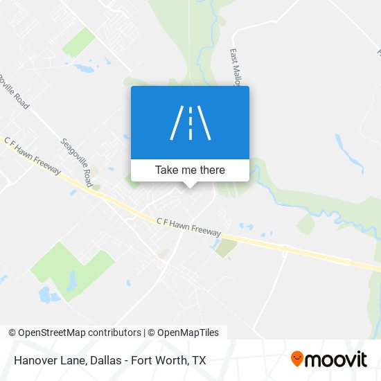 Mapa de Hanover Lane
