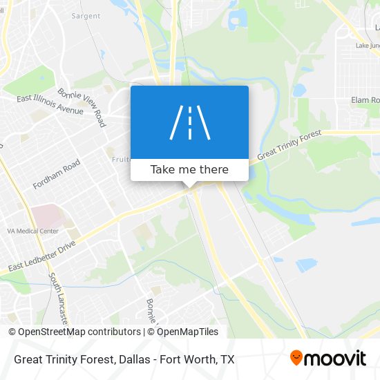 Mapa de Great Trinity Forest