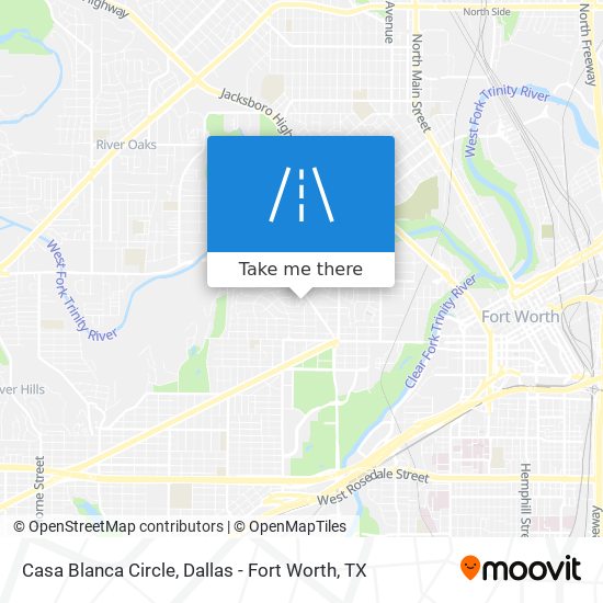 Casa Blanca Circle map