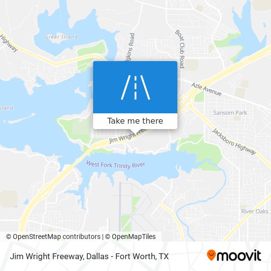 Jim Wright Freeway map