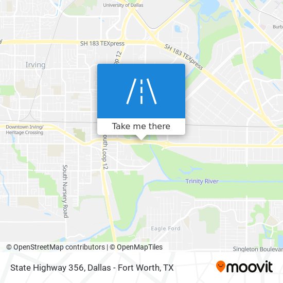 State Highway 356 map