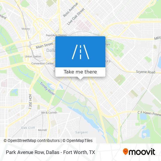 Park Avenue Row map