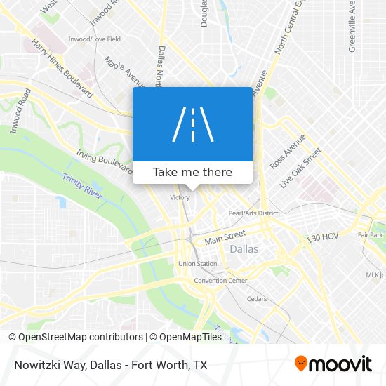 Nowitzki Way map