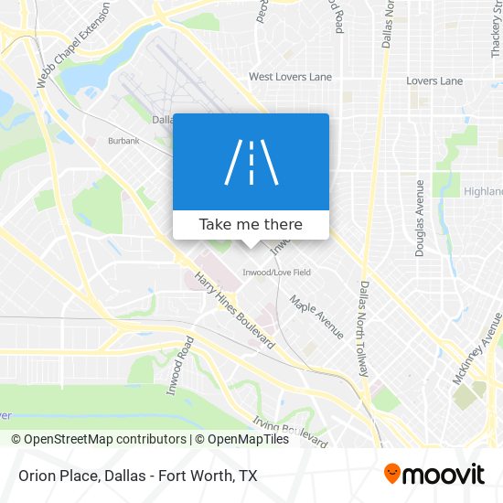 Mapa de Orion Place