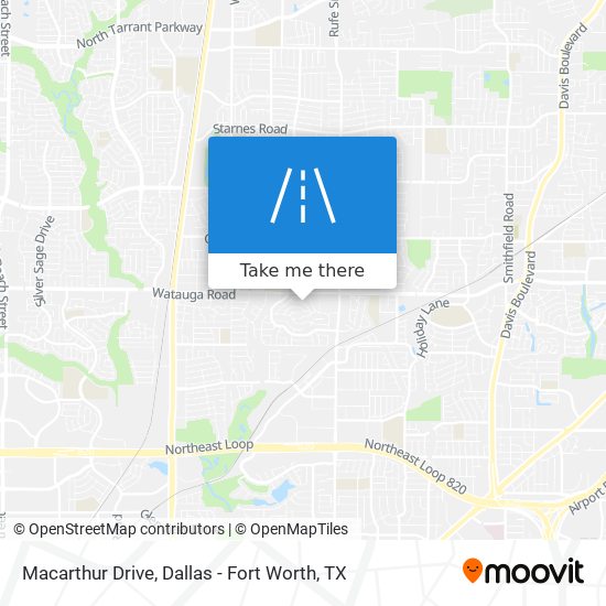 Macarthur Drive map