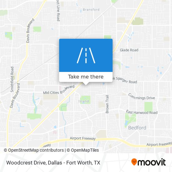 Woodcrest Drive map