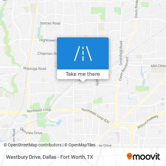 Westbury Drive map