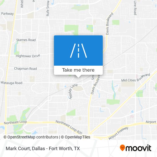 Mark Court map