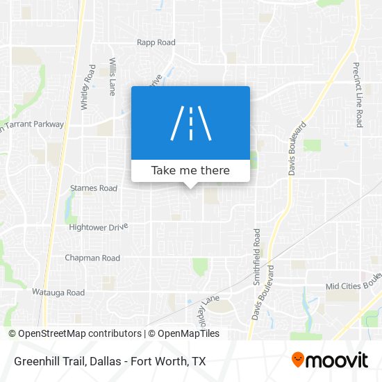 Mapa de Greenhill Trail