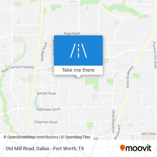 Old Mill Road map