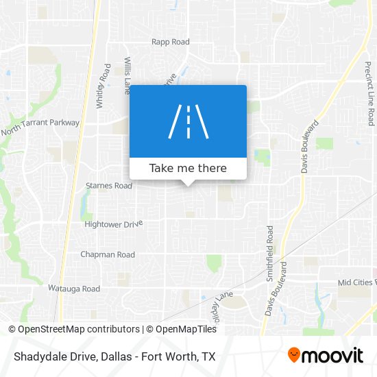 Mapa de Shadydale Drive