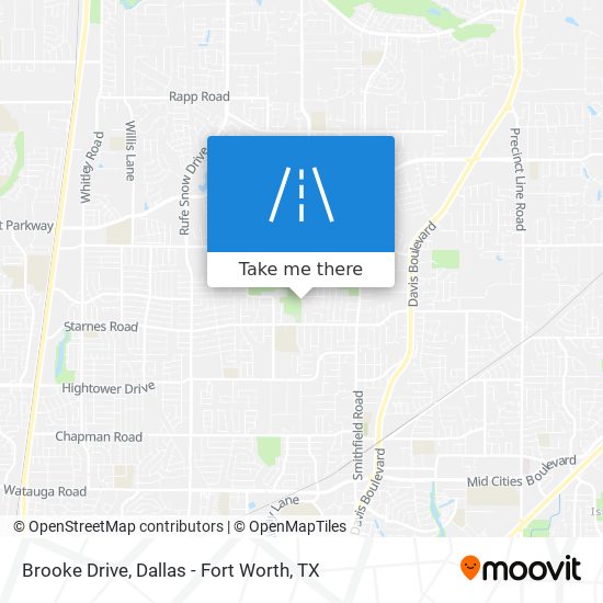 Brooke Drive map