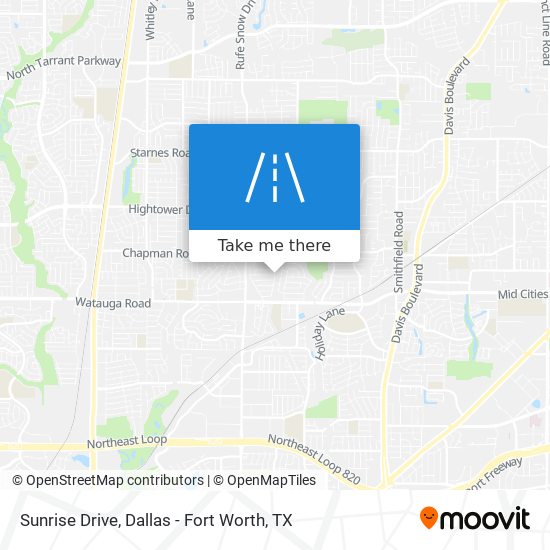 Sunrise Drive map