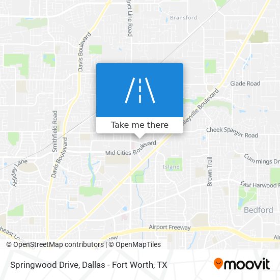 Springwood Drive map