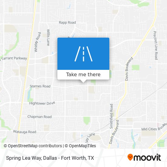Spring Lea Way map