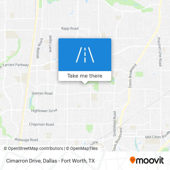 Mapa de Cimarron Drive