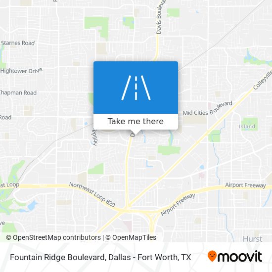 Mapa de Fountain Ridge Boulevard