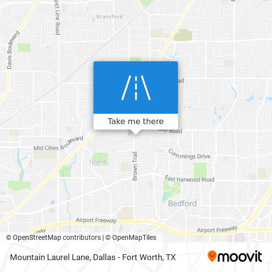 Mountain Laurel Lane map