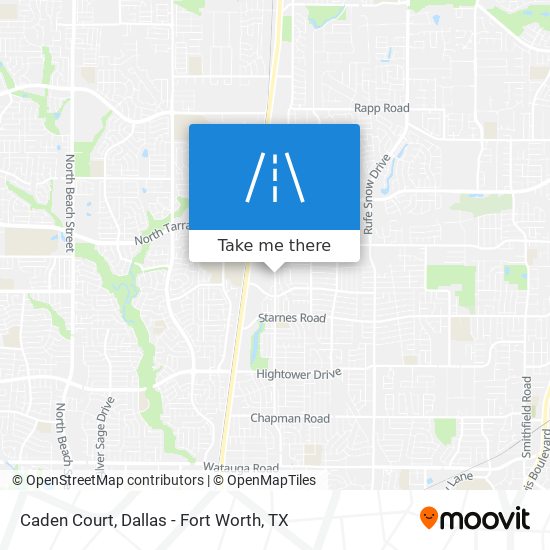 Caden Court map