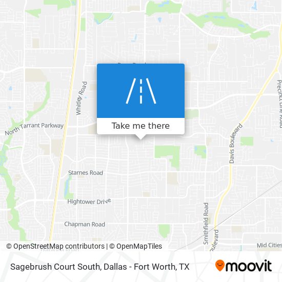 Sagebrush Court South map