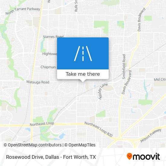 Rosewood Drive map