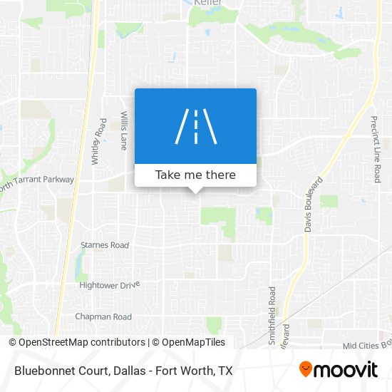 Bluebonnet Court map