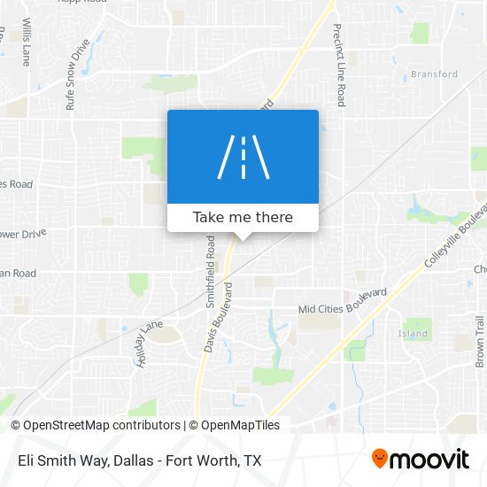 Eli Smith Way map